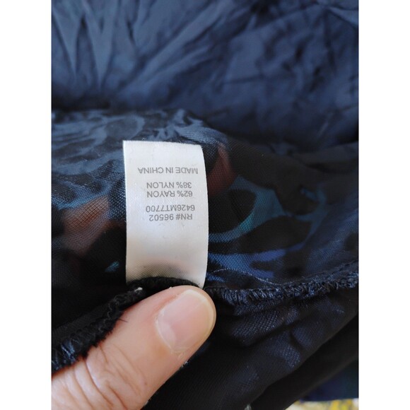 Black Velvet Jacket Shrug Size M Black Burn Out Cocktail Party Wedding EUC - Picture 9 of 10